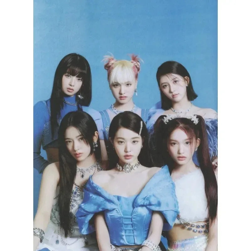 Kpop IVE Poster Wall Art Studio Album I’ve IVE Korean Fashion Cute Group Idol Picture Canvas Painting Room Home Decor Fans Gift