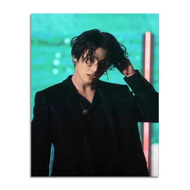 Kpop  Korean Boys Idol Music Group Star Poster and Prints Vintage Pictures Canvas Painting Nordic Style Wall Art Room Home Decor