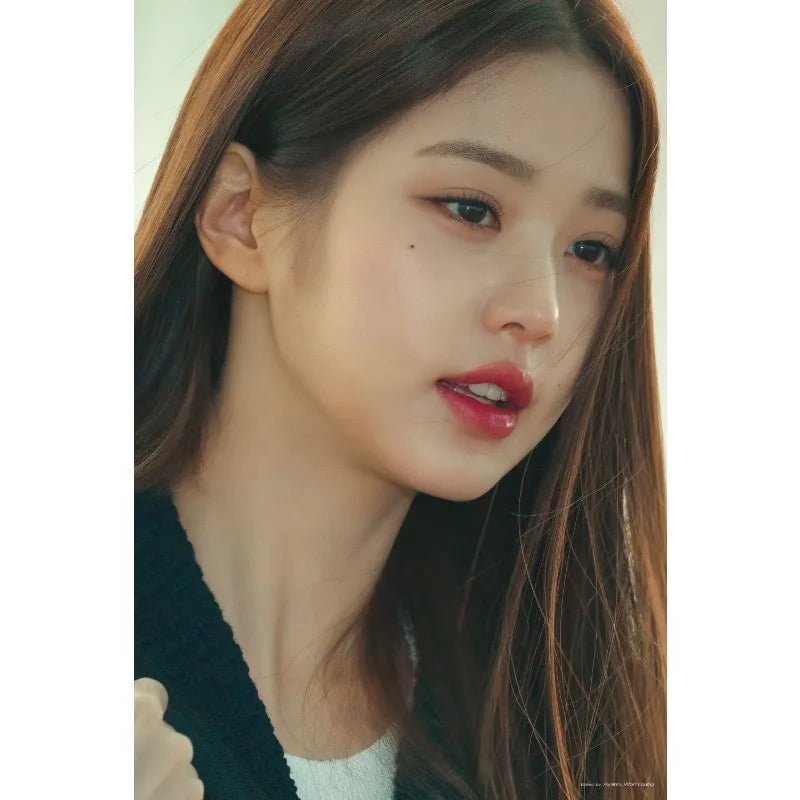 Korean Ive Group Jang Won Young Poster Singer Star Beautiful Girl Idol Canvas Painting Wall Art Living Room Home Decor Fans Gift