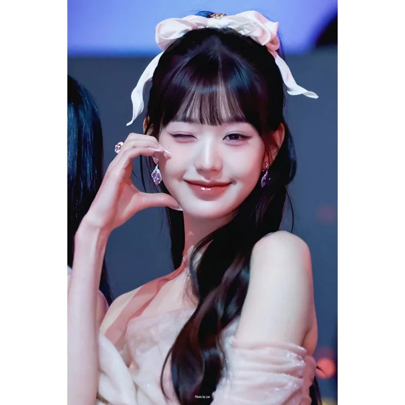 Korean Ive Group Jang Won Young Poster Singer Star Beautiful Girl Idol Canvas Painting Wall Art Living Room Home Decor Fans Gift