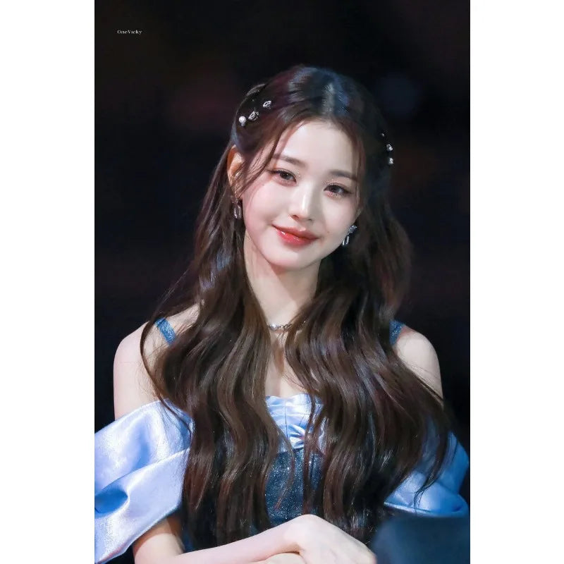 Korean Ive Group Jang Won Young Poster Singer Star Beautiful Girl Idol Canvas Painting Wall Art Living Room Home Decor Fans Gift