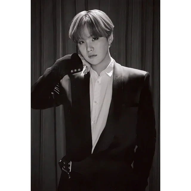 Kpop  Korean Boys Idol Music Group Star Poster and Prints Vintage Pictures Canvas Painting Nordic Style Wall Art Room Home Decor