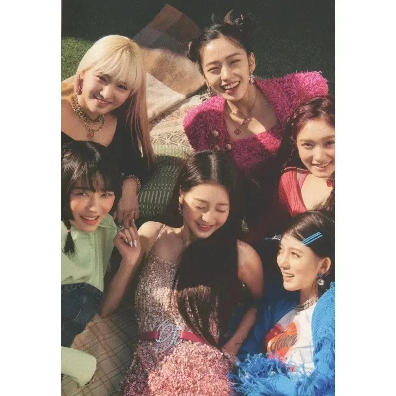 Kpop IVE Poster Wall Art Studio Album I’ve IVE Korean Fashion Cute Group Idol Picture Canvas Painting Room Home Decor Fans Gift