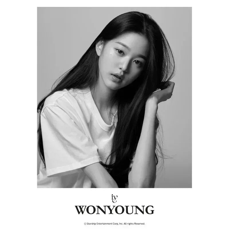 Kpop IVE Poster Wall Art Studio Album I’ve IVE Korean Fashion Cute Group Idol Picture Canvas Painting Room Home Decor Fans Gift