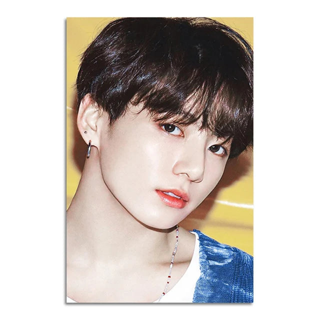 Kpop  Korean Boys Idol Music Group Star Poster and Prints Vintage Pictures Canvas Painting Nordic Style Wall Art Room Home Decor