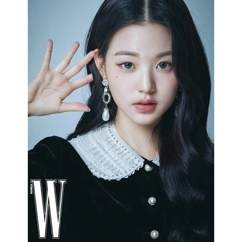 Korean Ive Group Jang Won Young Poster Singer Star Beautiful Girl Idol Canvas Painting Wall Art Living Room Home Decor Fans Gift