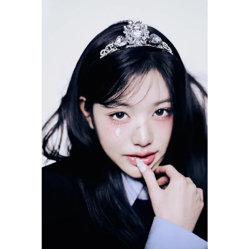 Korean Ive Group Jang Won Young Poster Singer Star Beautiful Girl Idol Canvas Painting Wall Art Living Room Home Decor Fans Gift