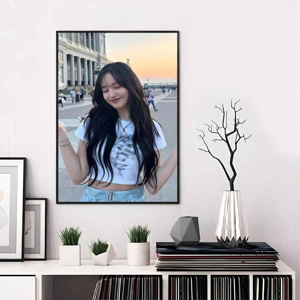 Kpop ive Poster Paper Print Home Living Room Bedroom Entrance Bar Restaurant Cafe Art canvas painting Decoration