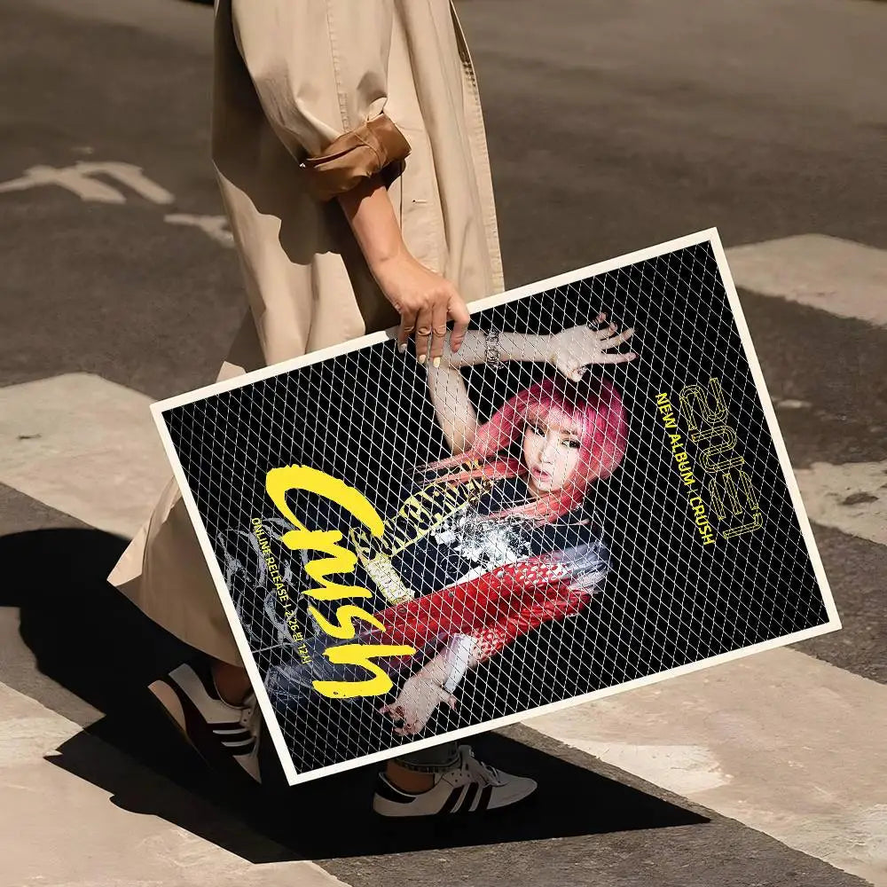 Kpop 2-2NE1 Whitepaper Poster Waterproof Paper Sticker Coffee House Bar Aesthetic Art Wall Painting