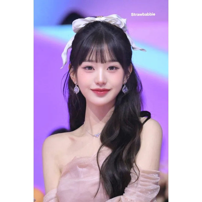 Korean Ive Group Jang Won Young Poster Singer Star Beautiful Girl Idol Canvas Painting Wall Art Living Room Home Decor Fans Gift