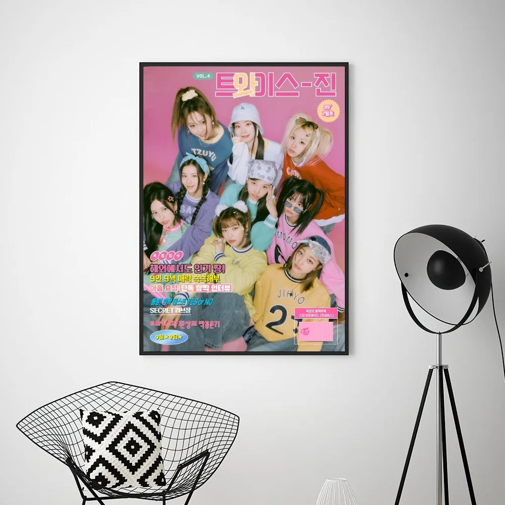 TWICE - Minimalist Wall Poster