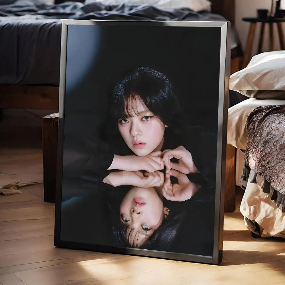 KPOP T-TWICE Jeongyeon  Poster Self-adhesive Art Waterproof Paper Sticker Coffee House Bar Room Wall Decor