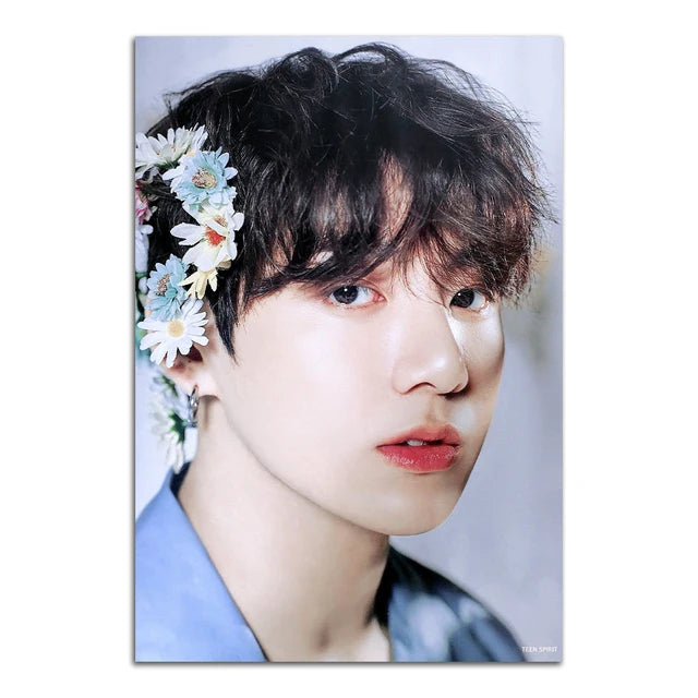 Kpop  Korean Boys Idol Music Group Star Poster and Prints Vintage Pictures Canvas Painting Nordic Style Wall Art Room Home Decor