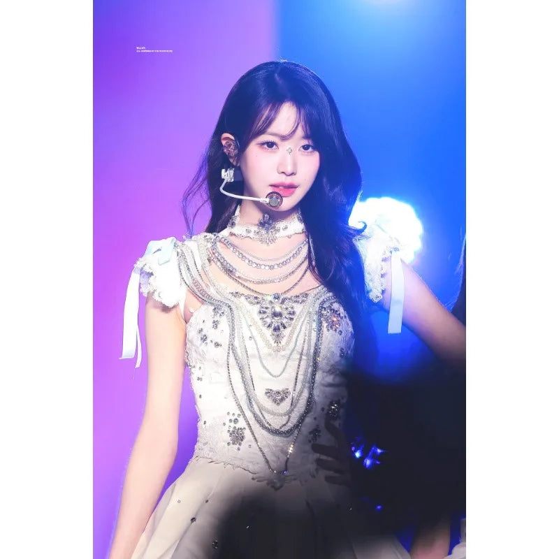 Korean Ive Group Jang Won Young Poster Singer Star Beautiful Girl Idol Canvas Painting Wall Art Living Room Home Decor Fans Gift