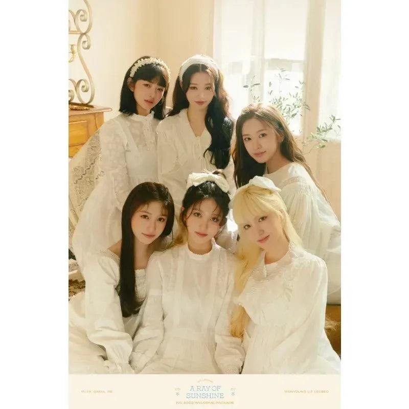 Kpop IVE Poster Wall Art Studio Album I’ve IVE Korean Fashion Cute Group Idol Picture Canvas Painting Room Home Decor Fans Gift