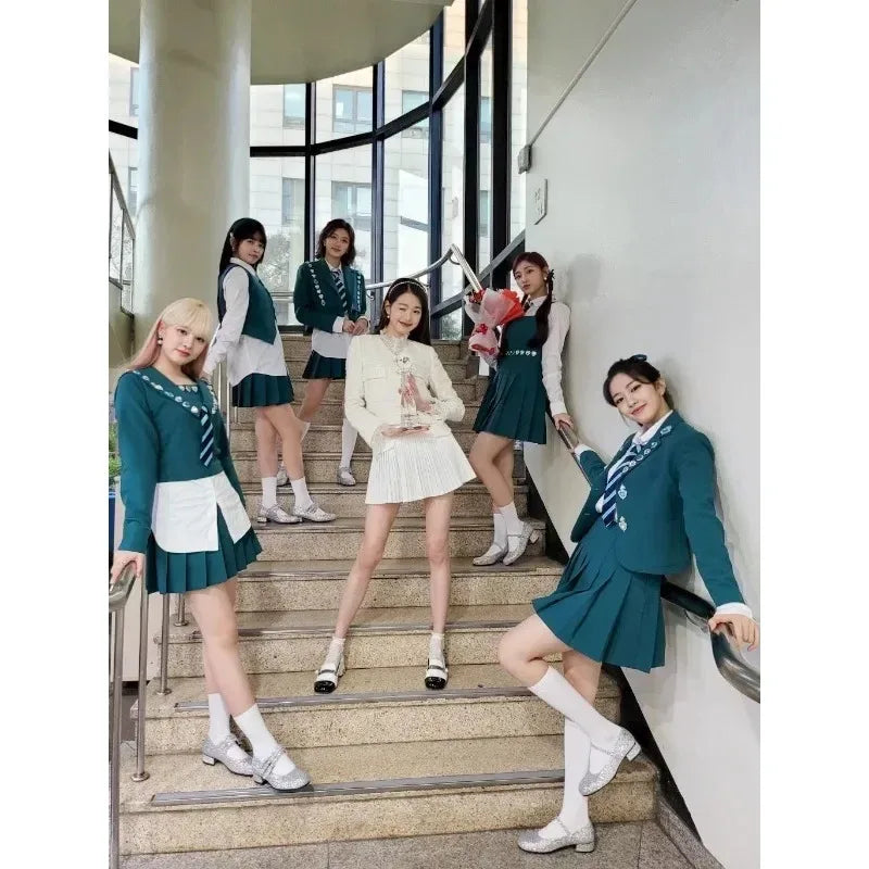 Kpop IVE Poster Wall Art Studio Album I’ve IVE Korean Fashion Cute Group Idol Picture Canvas Painting Room Home Decor Fans Gift