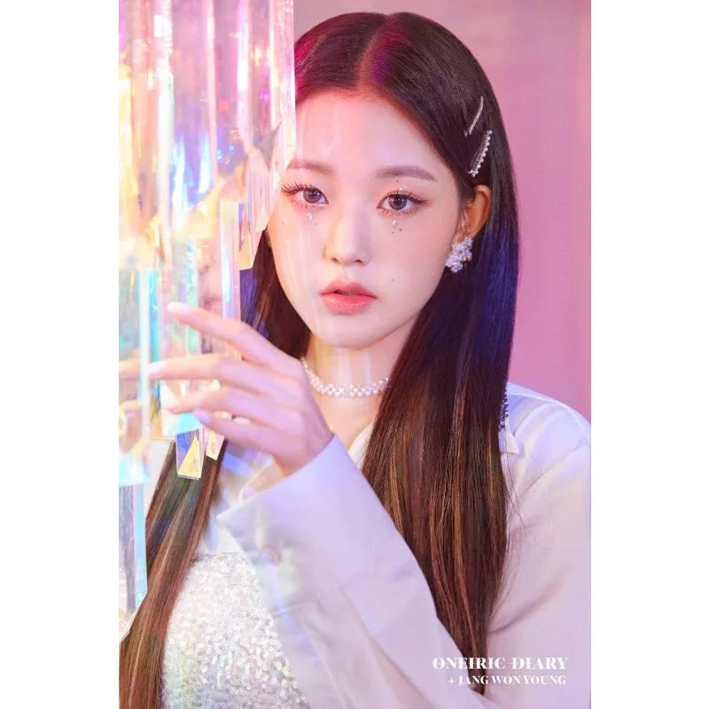 Korean Ive Group Jang Won Young Poster Singer Star Beautiful Girl Idol Canvas Painting Wall Art Living Room Home Decor Fans Gift