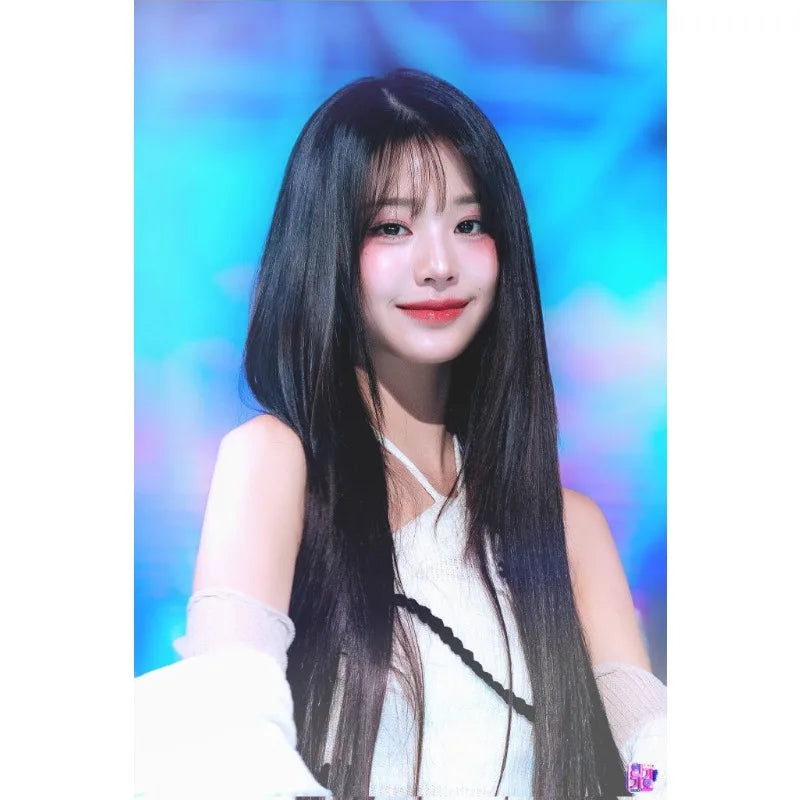 Korean Ive Group Jang Won Young Poster Singer Star Beautiful Girl Idol Canvas Painting Wall Art Living Room Home Decor Fans Gift