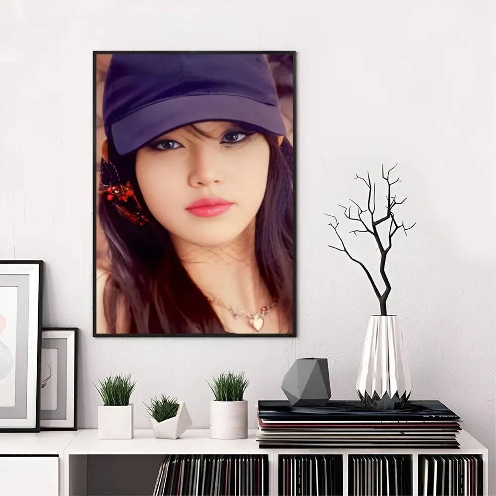 Kpop ive Poster Paper Print Home Living Room Bedroom Entrance Bar Restaurant Cafe Art canvas painting Decoration